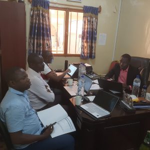 Visite chez Solafrique : séance de travail