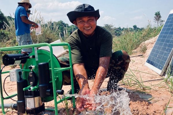 Pteah Baitong_solar pump and panel
